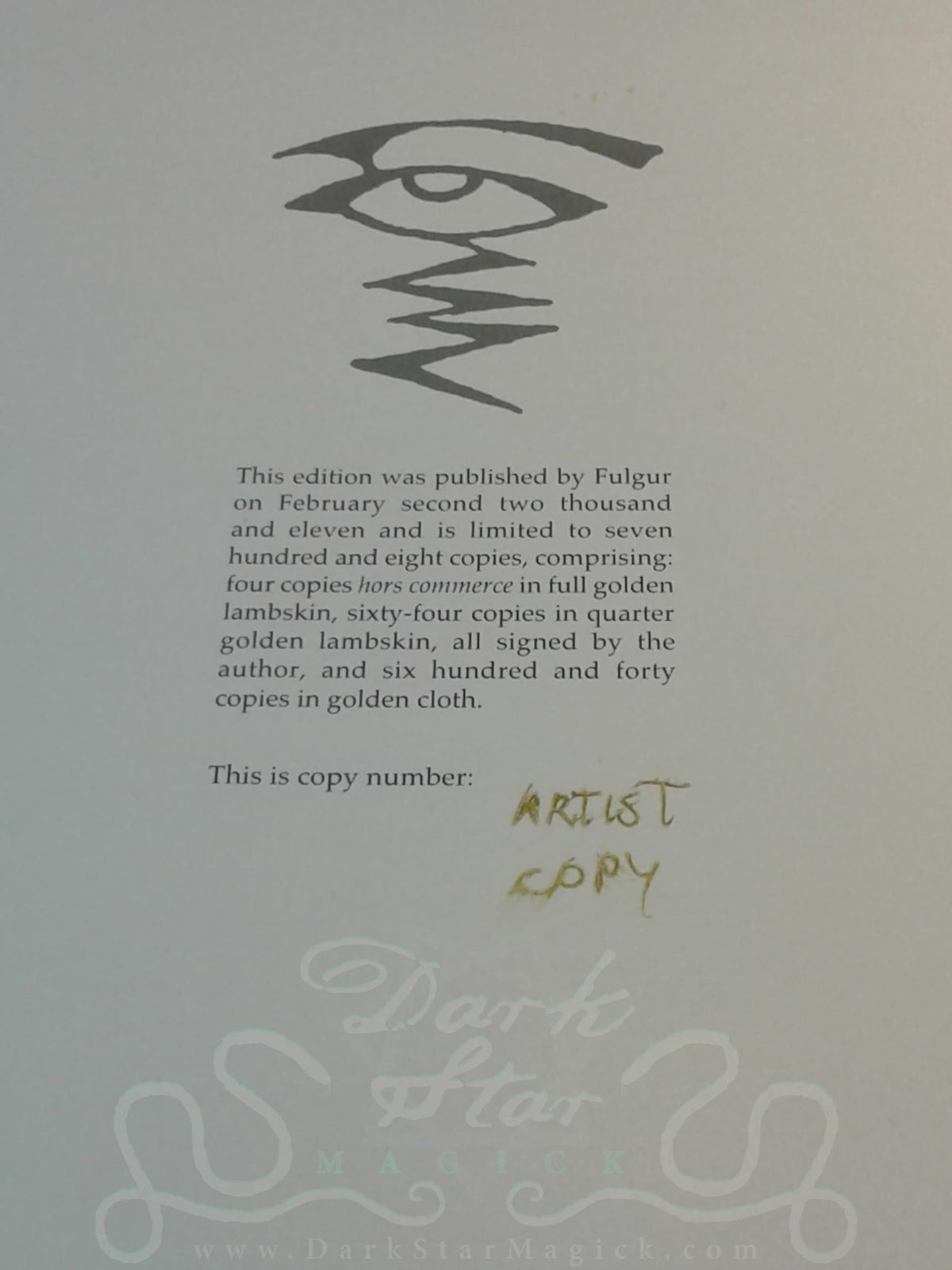 Coagula (Tele Quadrivum Series, Vol. II) - signed