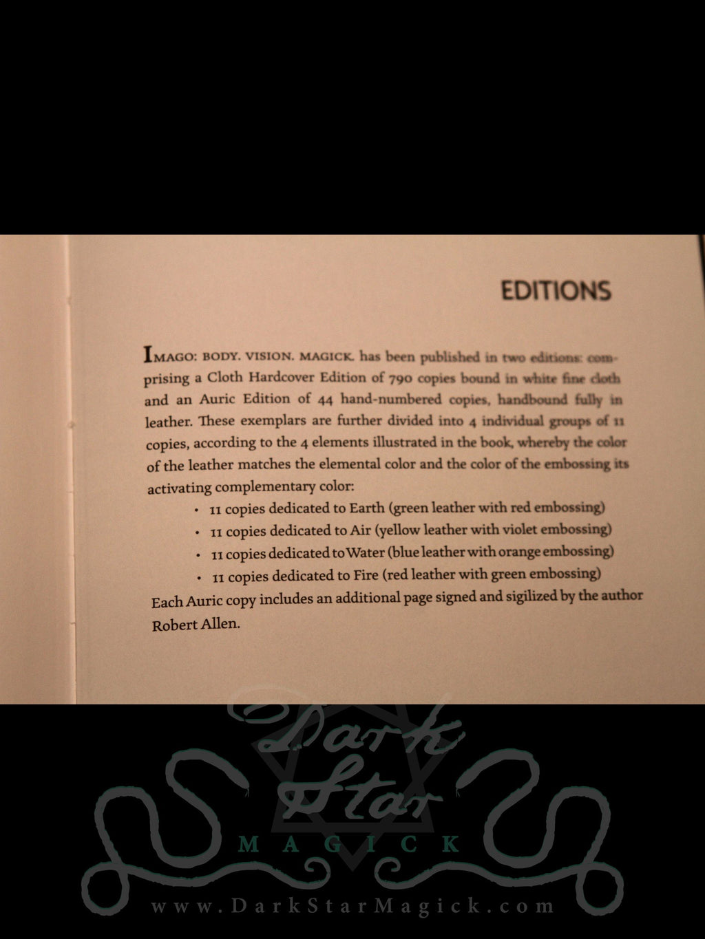 IMAGO ~ Body .˙. Vision .˙. Magick (Limited Edition)
