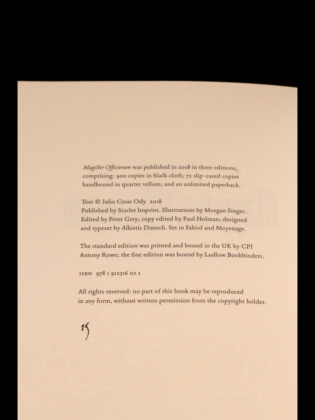Magister Officiorum: The Ceremony of Solomonic Magic (2018 ~ Fine Edition)