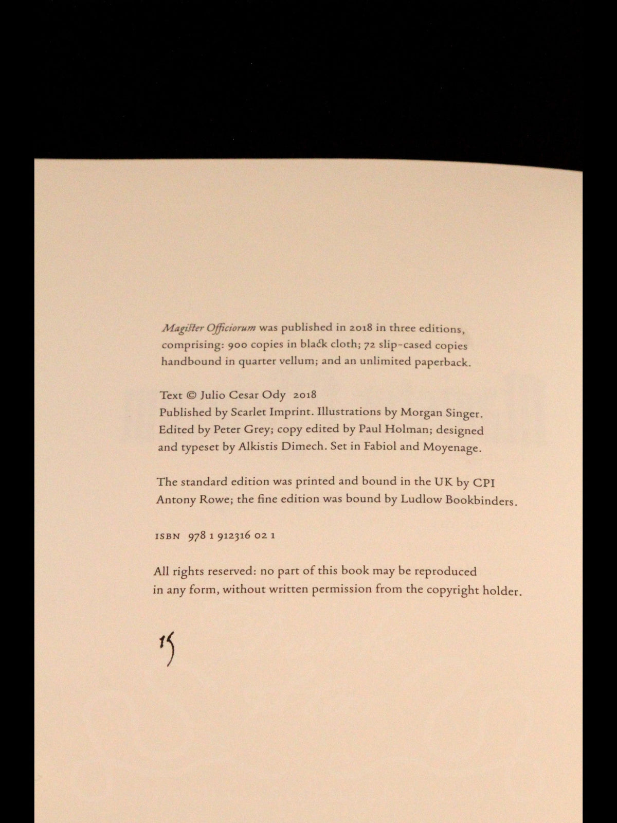 Magister Officiorum: The Ceremony of Solomonic Magic (2018 ~ Fine Edition)