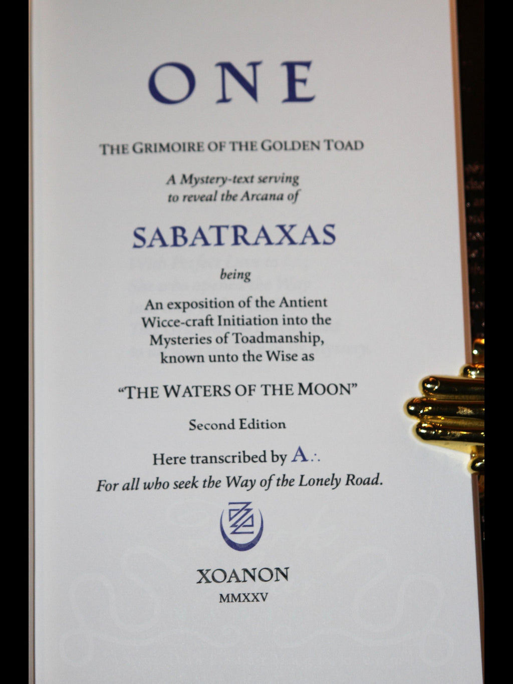 One (Limited Second Edition)