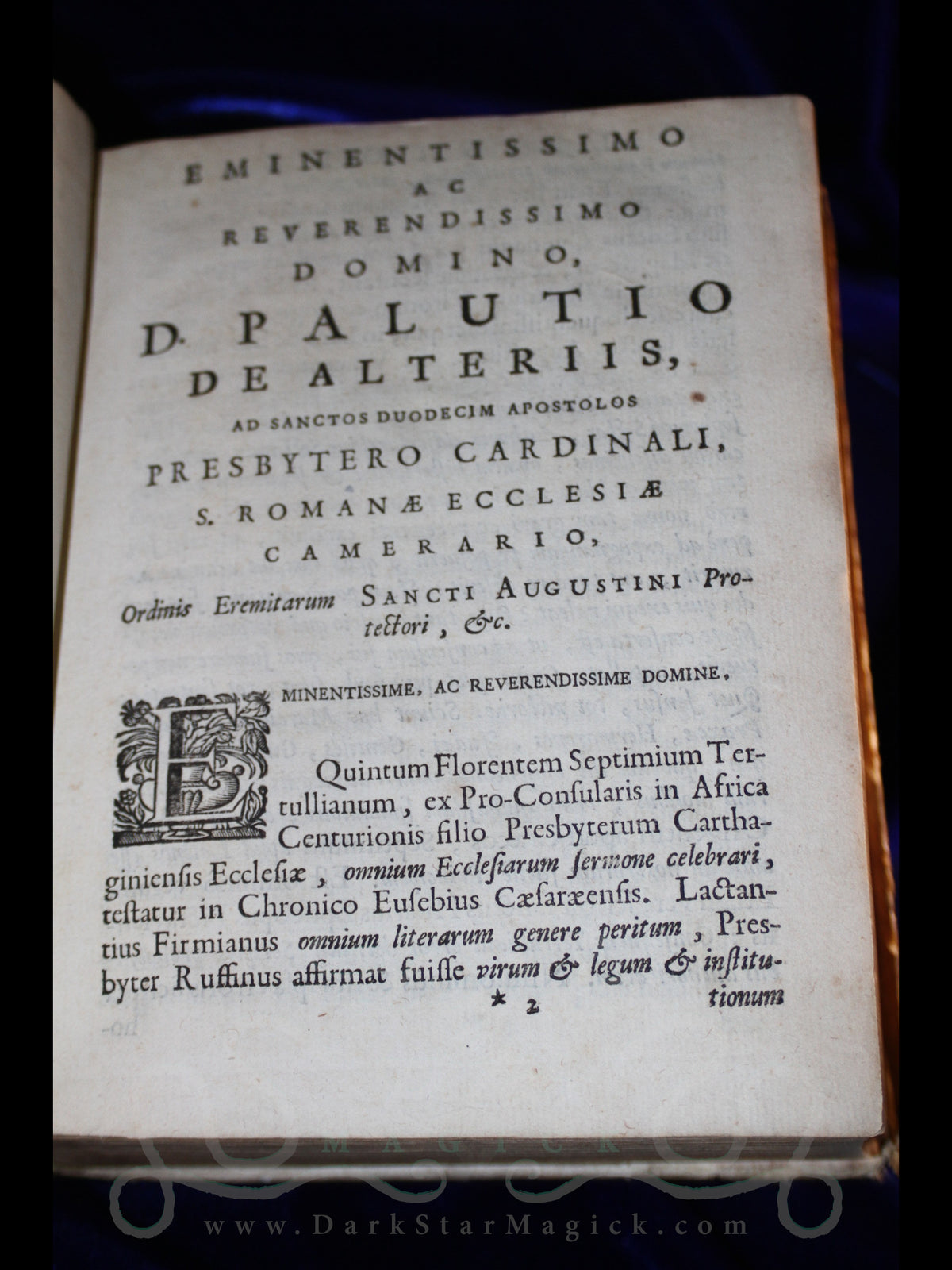 Liber de Præscriptionibus Contra Hæreticos (1675)