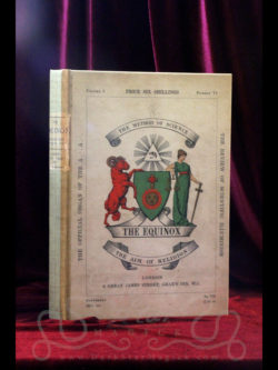 The Equinox Vol 1 No 6 Aleister Crowley Keep Silence