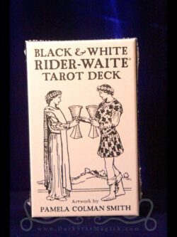 Black & White Rider-Waite Tarot Deck